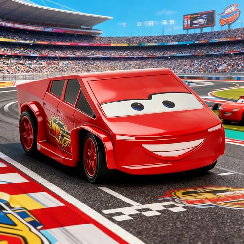 Cyberpickup Toy Remote Control Car RC Movie Cars 3 Race Car for Kids Age 3-12 RC Truck with Lights Effect 2.4GHz, for Boys Girls - color: 1/28 Red Truck