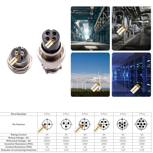 Lsgoodcare 4Pcs GX12-4pin Male Female Aviation Connector Power Electrical Terminal Socket Cable to 2.54MM Terminal 12MM 4Din Aviation Plug Sockets Cable to XH2.54MM Connector ﻿﻿
