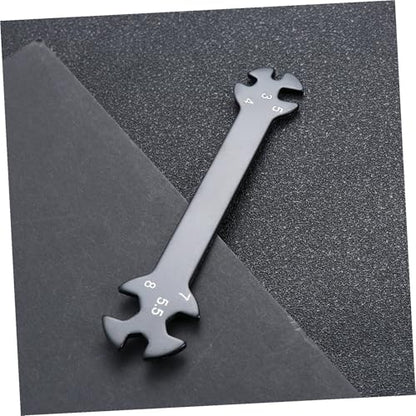 Hemobllo 6-in-1 RC Wrench Tool for Turnbuckles Adjustable Rod Wrench for RC Car Black Multifunctional Repair Tool Ergonomic Grip