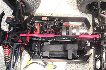 GPM for Arrma Outcast 6S BLX/Notorious 6S BLX Upgrade Parts Aluminum Center Brace Bar - 1Pc Black