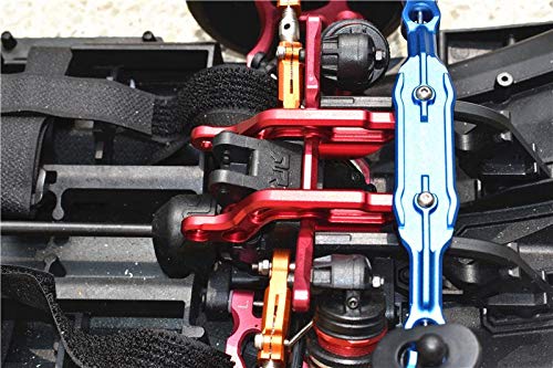 GPM For Arrma 1/7 INFRACTION 6S BLX Upgrade Parts Aluminum Rear Body Post Fixed Mount - 2Pc Set Silver