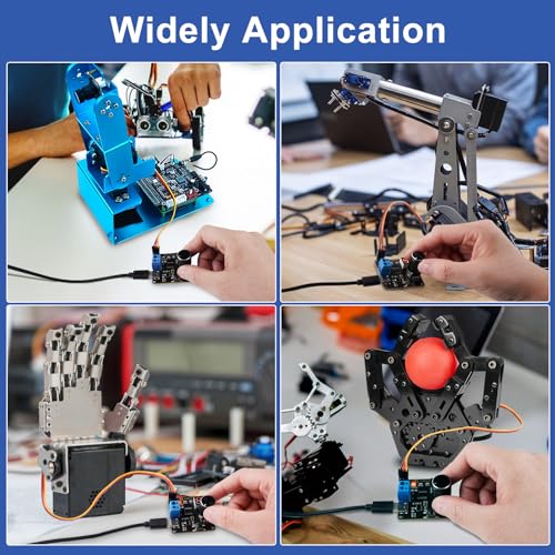 Treedix 2pcs Digital RC Servo Tester DC5V-8V 3 Modes w/Over-Current Protect | for RC Car Airplane Robots Mechanical Claws Tester Tool Essential Servo Motor Testing Tool