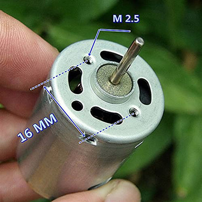 Hobby Torque Mini Electric RS-380SH Motor, DC 5V-12V 6V 7.2V 20000RPM, RS-380SH-4535 High Speed Motor, DIY RC Car Boat Drone Model Engine Engine Science