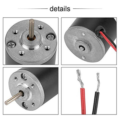 31ZY Permanent Magnet DC Motor Electric Brushed Motor CW/CCW, 6V 12V 24V 3500-8000 RPM Permanent Magnet Motor Brushed Motor (24V 5000 RPM) - size: 24V 5000RPM