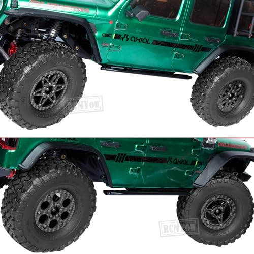 RC 1.9In Beadlock Wheels Ultra Lightweight Performance Carbon Fiber faceplate for 1/10 TRX4 TRX6 SCX10 I II III 90046 AXI03007 MST CFX D90 VS4-10 Gen8 RC Crawler Car(Black-D) - style: Black - (D)
