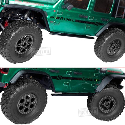 RC 1.9In Beadlock Wheels Ultra Lightweight Performance Carbon Fiber faceplate for 1/10 TRX4 TRX6 SCX10 I II III 90046 AXI03007 MST CFX D90 VS4-10 Gen8 RC Crawler Car(Black-D) - style: Black - (D)