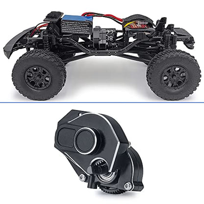 CNC Complete Transmission Case 2 Speeds Gearbox for RC 1/24 Axial SCX24 AXI90081 Deadbolt AXI00001 AXI00002 AXI00004 AXI00005 AXI00006 | For RC 1/24 Axial SCX24 AXI90081 Deadbolt AXI00001 AXI00002 AXI00004 AXI00005 AXI00006