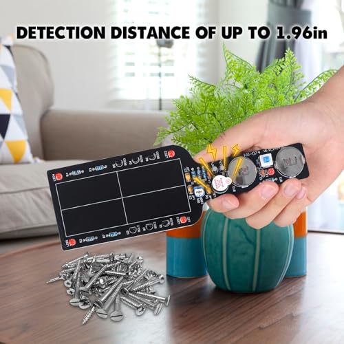 Metal Detector Soldering Project Kit- DIY Soldering Practice Kit with Handheld Non-Contact Detection Module, Electronic Soldering Kit for Beginners/Adults, Ideal School/Home Education Project