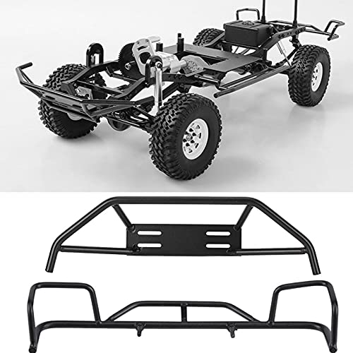 Metal RC Bumper, Durable Front Rear Protection 1/10 Scale Crawler Parts for Off-Road RC Enthusiasts and Hobbyists