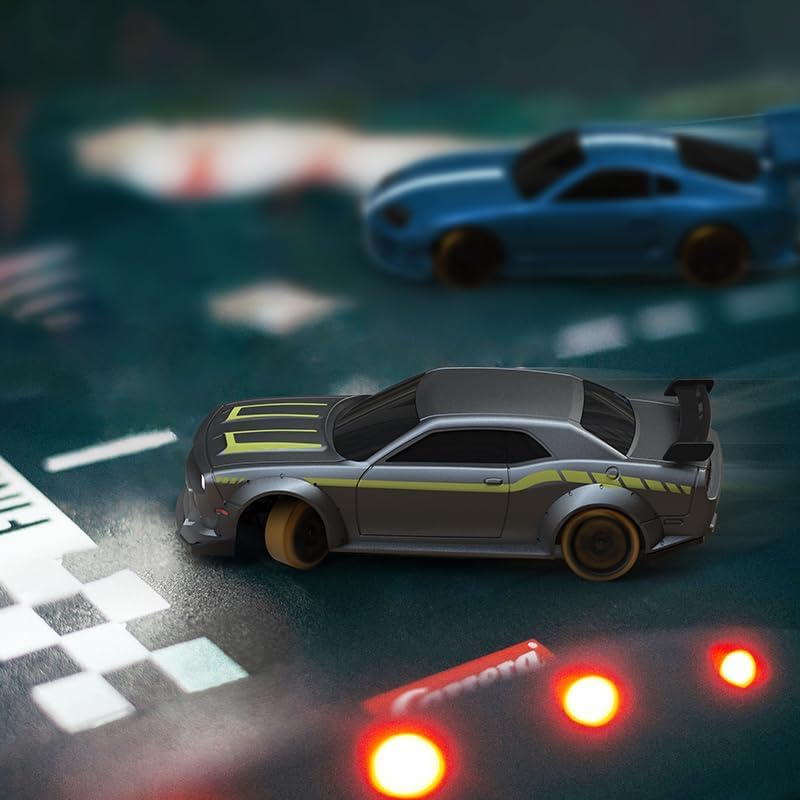 Turbo Racing 1:76 Scale Drift RC Car, Mini Table Racing Model Car with 2.4G Remote Control & Gyro Full Proportional RTR for Adults Hobby Toys Gifts (C65) - style: C65