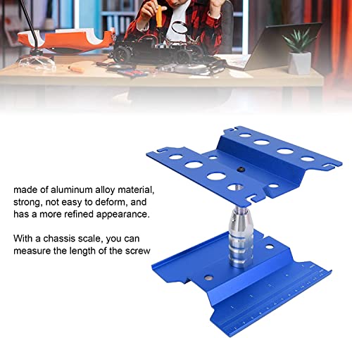 RC Car Work Stand, RC Repair Station Workstation Remote Control Car Repair Station and Screw Plate Set for 1/8 1/10 1/12 1/16 Scale RC Cars