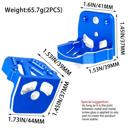 RC Motor Mounts Fixed Seat Upgrade Parts for XRT 8S X-MAXX #7760-GRN RC Car.Navy Blue(2PCS) - color: Navy Blue(upgrade Parts)