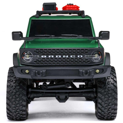 Axial 1/24 SCX24 F Bronco 4X4 RTR Brushed Rock Crawler (Battery & Charger Included) - Remote Control Car, RC Cars, RC Rock Crawler 4WD RTR 1/24 Scale for Adult (Green (AXI00006V2T5)) - color: Green (Axi00006v2t5)
