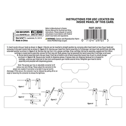 STAR BRITE Trailer Wheel Bearing Grease NLG#2 - Advanced Marine-Grade Protection Against Rust, Corrosion & Water Washout - style: Grease Gun W/ 3 OZ Cartridge