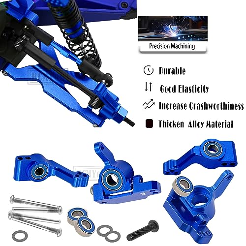 Upgrades for 1/10 Slash 2WD(VXL),RC Shocks,Suspension Arm,Caster Block,Steering Blocks,Stub Axle Carriers,Steering Bellcranks,Shock Tower,Camber Links,Drive Shaft,Hex Hub Adapters,Navy Blue - color: Navy Blue - Upgrades