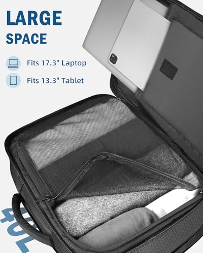 Carry On Mavic 3 Pro Case, Compatible with DJI RC/Pro/N1 Controller | Fits 17.3'' Laptop, 40L Drone Backpack for DJI Fly More Combo Accessories, Hard Carrying Case, Travel Laptop Backpack