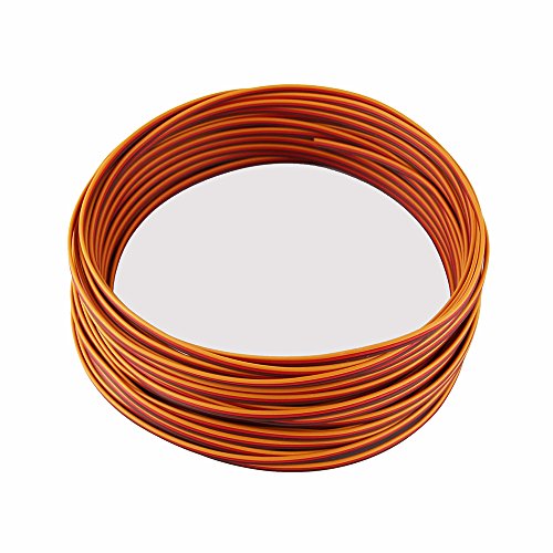 50 feet Servo JR Color Extension Cable 3p Line Futaba JR Aircraft Model Wire 30 cores 0.08mm 1.2mm