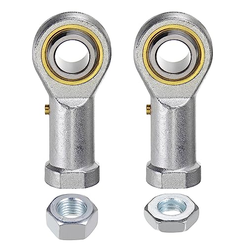 uxcell PHSB10 5/8 Inch Female Rod End Bearing Set - 2pcs of 5/8-18 Left and Right Hand Thread Rod Ends with Jam Nut - size: 5/8