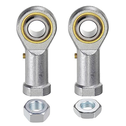 uxcell PHSB10 5/8 Inch Female Rod End Bearing Set - 2pcs of 5/8-18 Left and Right Hand Thread Rod Ends with Jam Nut - size: 5/8