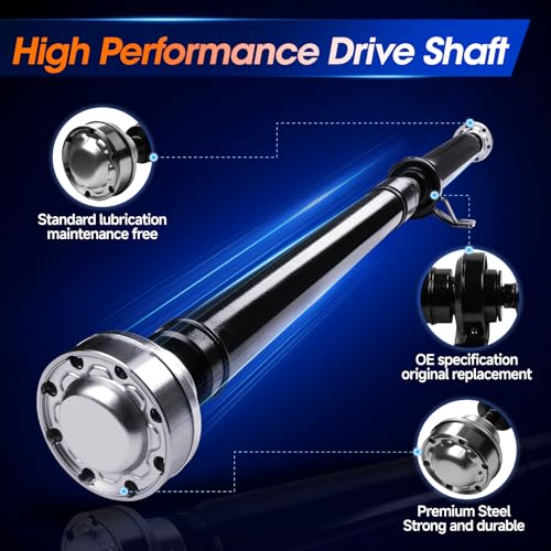 Rear Drive Shaft Prop Shaft Driveshaft Assembly [5.7L 6.4L, RWD, Auto 8 Speed Trans] Fit for Dodge Challenger 2015-2019, Replace# 986-220, 52123980AC