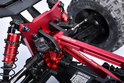 Aluminium 7075 Alloy Rear Center Brace Mount for Arrma 1:8 KRATON 6S EXB/KRATON V6 / Notorious 6S V6 Upgrade Parts - Black