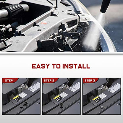 Nilight 400PCS Car Retainer Clips 6mm 7mm 8mm 9mm 10mm Expansion Screws Replacement Kit Bumper Push Rivet Clips for GM Ford Toyota Honda Chrysler Nissan - color: 400Pcs Clips