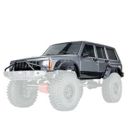 RC Car Hard Body Shell Kit,313mm Wheelbase Cherokee Body Car Shell for 1/10 RC Crawler Axial SCX10 & SCX10 II 90046 90047 TRX4 Kit (Grey) - color: Grey