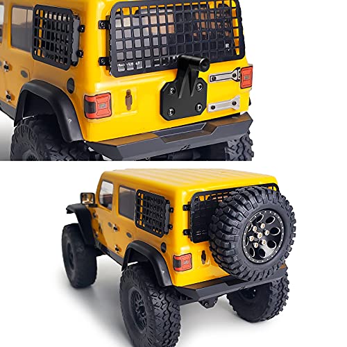 SWX Metal Spare Tire Mount Rack for Axial SCX24 1/24 RC Crawler | SCX24