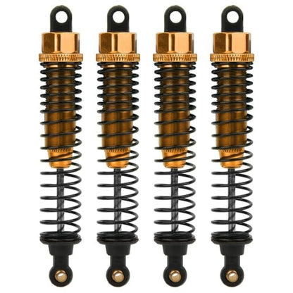 New 4pcs 68mm/98mm /108mm Aluminum Shocks Absorbers Damper for HSP HPI 1/10 Scale RC Car On-Road Monster Truck Off Road Buggy(Golden 108mm) - color: Golden 108mm