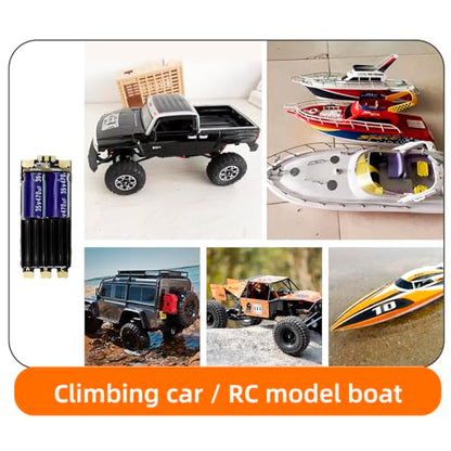 120A Brushless ESC 2-8S 12V 10A BEC for RC Crawler Car ESCape32 | with XT60 & 4.0mm Bullet Plug, Support Dshot, PWM, Oneshot, Multishot