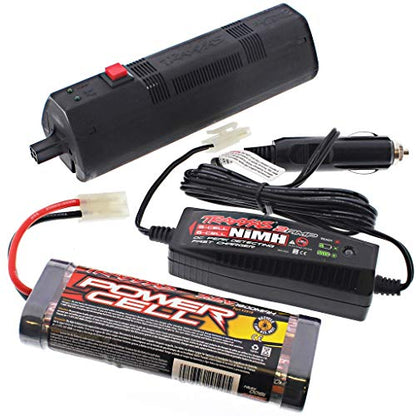 Traxxas Revo 3.3 EZ-START CONTROL BOX, 7.2v 1800 mAh BATTERY, & 2 AMP CHARGER