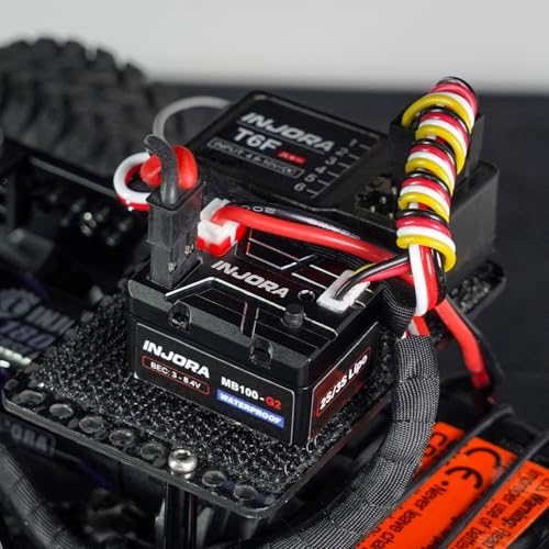 INJORA MB100 G2 Waterproof 40A Brushed ESC for 1/24 1/18 RC Crawler
