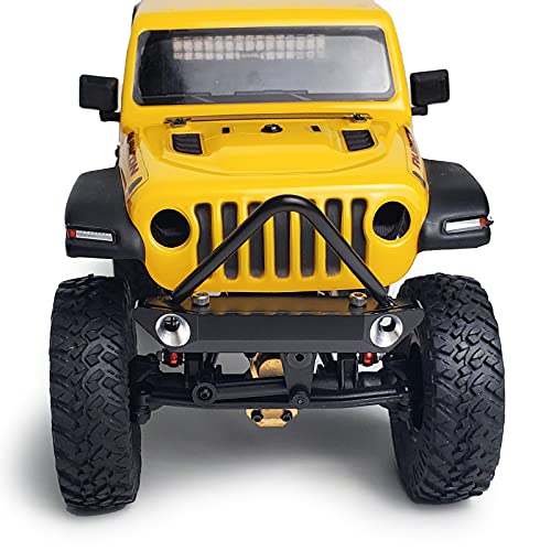 SWX Metal Front Bumper for SCX24 1/24 RC Crawler Upgrade Parts | Metal Front Bumper, SCX24, 1/24 Crawler, Front Protection, Scale Look