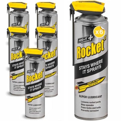 Multi-Purpose Lubricant Spray, 15.2 Fl Oz (Pack of 6) – Penetrating Oil & Anti-Corrosion Spray for Rusted Bolts, Tools, Bikes & Garden Equipment, Water-Resistant Protective Coating - size: 15 fl oz (Pack of 6)