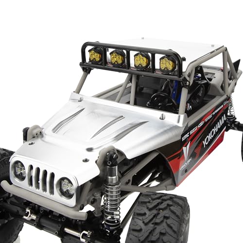 MEUS RACING RC LED Lights Spotlight Roof Light Tail Light Kit for Vanquish H10 Optic Sparco Yokohama RTR 1/10 RC Crawler Upgrades Parts