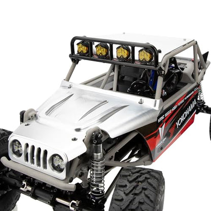 MEUS RACING RC LED Lights Spotlight Roof Light Tail Light Kit for Vanquish H10 Optic Sparco Yokohama RTR 1/10 RC Crawler Upgrades Parts