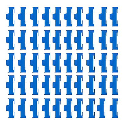 Skrnrhrery servo Extension Cable Safety Connector Clips,50 PCS servo Plug Lock Male/Female or servo y Adapt Cable for servo Extension Cable, Jr Servo Cable kit. servo Lead Lock… - color: 50pcsblue