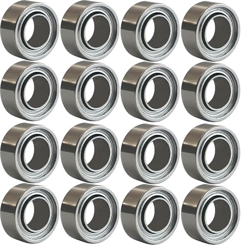 20 PCS MR63ZZ Deep Groove Double Shielded Ball Bearings - 3x6x2.5mm Micro Bearings for 3D Printers, Electric Motors, Home Appliances, Garden Machiner (MR63-ZZ) - size: MR63-ZZ