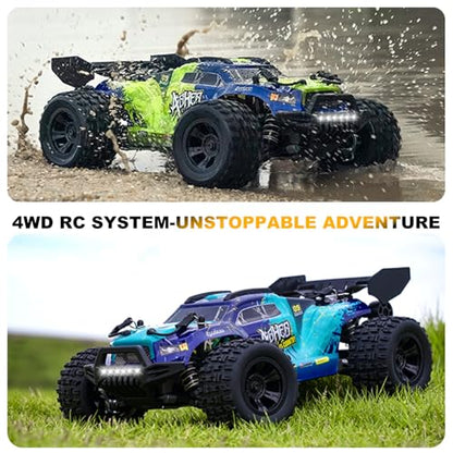 1:18 Scale 4WD High-Speed RC Car, 25 MPH Off-Road Remote Control Truck for Adults & Teens - All Terrain Electric Vehicle with 2 Rechargeable Batteries & 2.4GHz - Gift Idea (1:18 Scale)