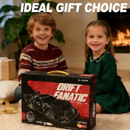 RC Drift Car, 1:16 Scale Drifting RC Cars 2.4GHz 4WD 40km/h | RC Race Car, High-Speed Remote Control Drift Car Vehicle, Racing Sport Toy Gift for Boys Girls Kids(Purple) - color: Purple