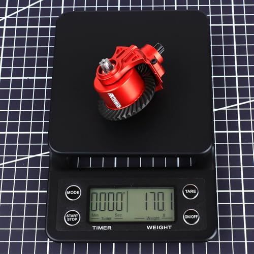 RCAWD 30K Oil, 20% Faster, 40CrMo Gear, Front Rear Diff Set 34T 13T, Enlarged Spiral Teeth for Big Rock, Granite, Senton, Vorteks, Typhon, Infraction, Vendetta 3S & Kraton Outcast Mojave 4S
