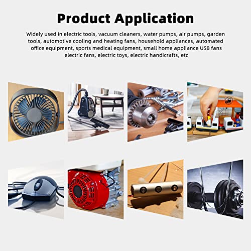 8Pack DC Motor 3V-12V 280 Micro Motor Round Shaft Electric Motor for DIY Airplane RC Boat Toys Model DIY Hobby