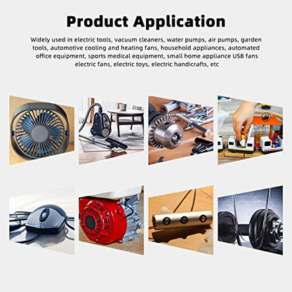 8Pack DC Motor 3V-12V 280 Micro Motor Round Shaft Electric Motor for DIY Airplane RC Boat Toys Model DIY Hobby