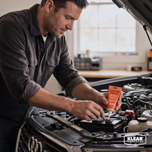 Dielectric Grease, Non-Conductive Technician Grade Silicone Grease, 3.3 oz | Klear Concepts Silicone Electrical Grease for Connectors, Spark Plugs & Rubber Parts, Automotive Formula, Made in the USA