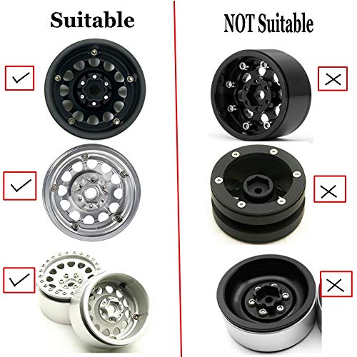 Brass RC Wheel Weight Block Counterweight for 1/10th RC Crawler Car | 1.9" 2.2" Beadlock Wheels Upgrade Parts
