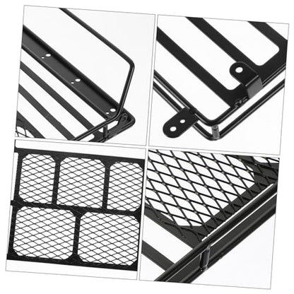 Gatuida Car Roof Luggage Bracket for Rc Crawler Simulation Climbing Car Storage Rack Practical Luggage Holder - size: 22.8X14.1cm