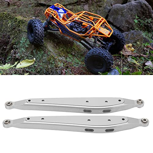 RC Aluminum Rear Trailing Arm,Lightweight Aluminum Rear Trailing Arm Replaceable Parts for Axial RBX10 1/10 Remote Control Car(Silver)