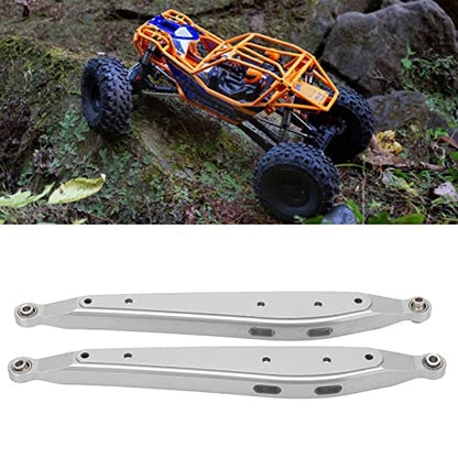 RC Aluminum Rear Trailing Arm,Lightweight Aluminum Rear Trailing Arm Replaceable Parts for Axial RBX10 1/10 Remote Control Car(Silver)