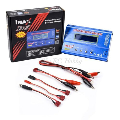 IMAX B6 Battery Charger 80W Lipro Balance Charger Discharger Nimh Li-Ion Ni-Cd Battery Digital LCD Screen for RC Helicopter