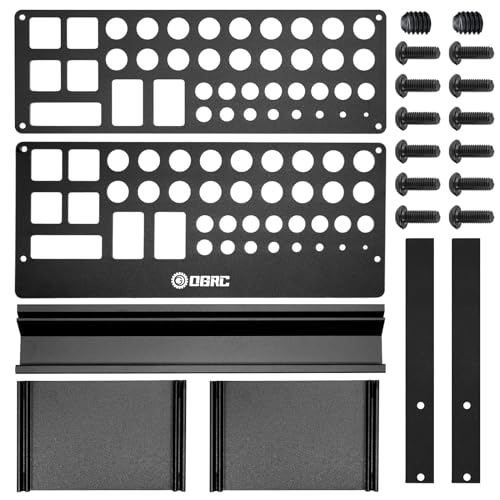 OGRC Screwdriver Storage Rack Organizer Holder RC Repair Tool Shelf | Aluminum Alloy, 41 Hole Double Layer, 45° Tilt Open Design, Hand Tools Storage, for Desktop Workbench Home Workspace